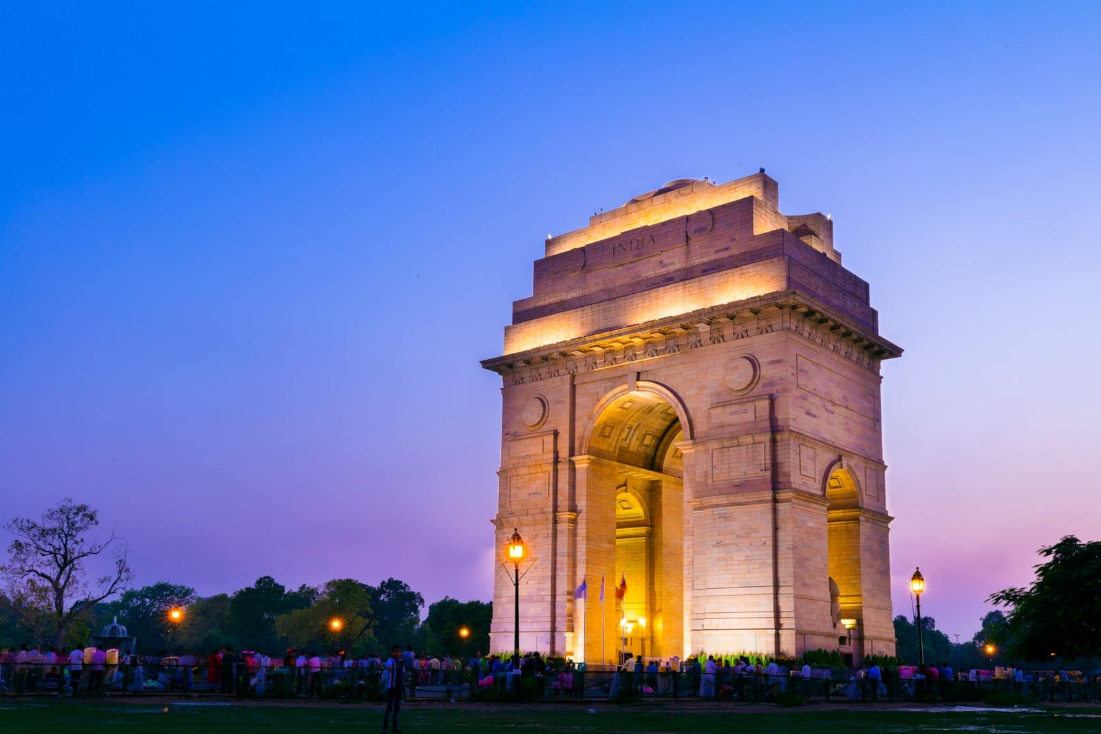 Delhi skyline
